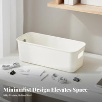 3 Pieces Compartmentalized Compartment Organizer Set Customizable Compartments Household Storage Space-Saving Design Desktop Container adaptable for Office Workers, Makeup lovers, Drawer, Bedroom, Closet, Vanity