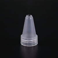 Star Piping Tip Translucent Decorating Tip with Threaded Base Tapered