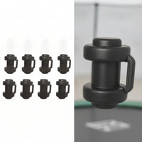 8 Pieces 1 Inch Trampoline Enclosure Pole Cap Safety Trampoline Pole Cap Heavy Duty Safety for Outdoor