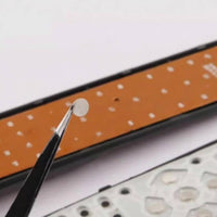Button Repair Dots 6 Mm Conductive Adhesive Dots Button Repair Tape Silver Gray