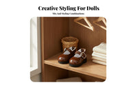 BJD Doll Shoes Buckle Strap Design 1/6 Scale Doll Shoes Realistic Details