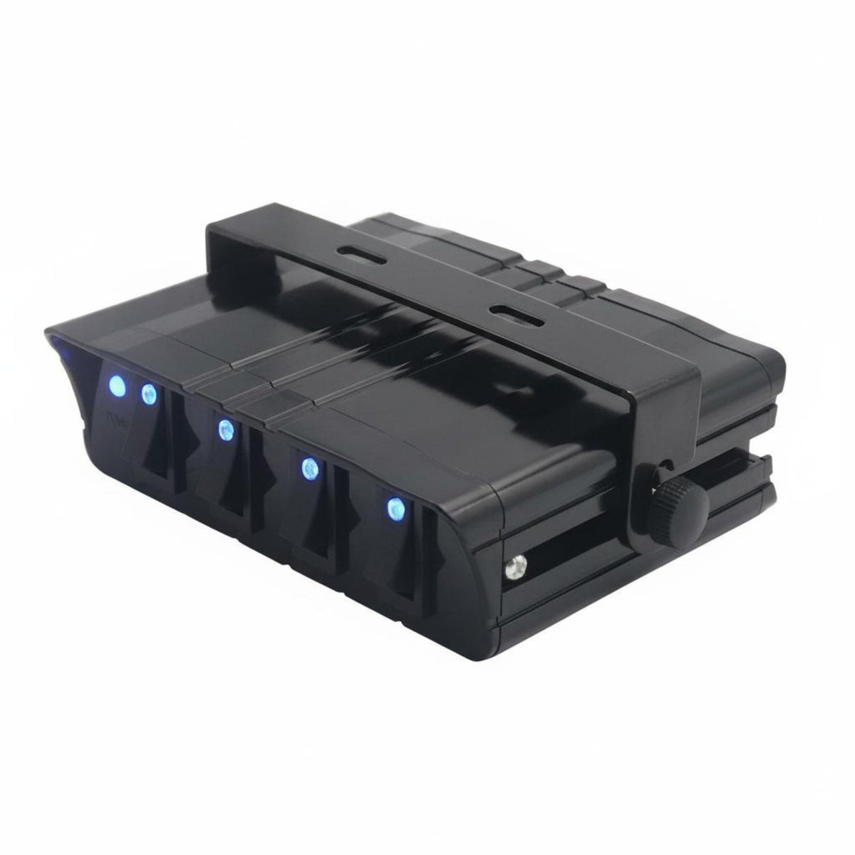 Short Circuit Protection 6 Gang Rocker Switch Panel Marine Rocker Switch Box Aluminum Alloy Housing Vehicle Electrical Component for DIY Enthusiasts, Boat, Car, Truck