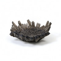 Cratered Ground Crack Diorama Shattered-Rock Impact Zone Display Base Jagged Effect Piece for Hobbyists