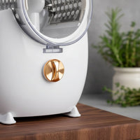 Automatic Vegetable Cutter Multifunction Electric Vegetable Cutter Food Shredder Compact Kitchen Appliance Easy to Clean