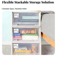 Under-Bed Wheeled container Stackable Storage Container complimentary for Students, Parents