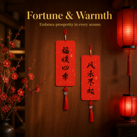 Chinese New Year Wall Decor Scrolls for Spring Festival Home Decoration