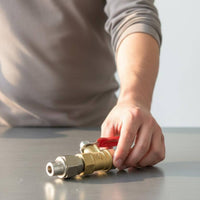 Air Conduit Quick Connect Valve Industrial Grade Pneumatic Quick Release Valve Leak-Sealed for Mechanics, Professionals, Workshop, Automotive Repair