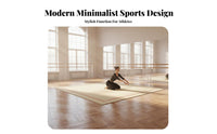 Rhythmic Gymnastics Carpet Portable Roll out Gymnastics Mat Lightweight Cheerleading Floor Mat for Gymnasts, Athletes, Dance Studio, Gymnasium, School