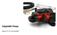 DC Electric Water Pump Small Design Automatic-Priming Pressure Pump Fluid Handling Equipment Dry Operate Capability