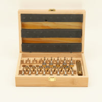 20 Pieces Watch Winding Key Set Knurled Size Marked Pocket Watch Winding Tool Set Wood Box Tool Kit