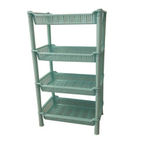 4-Tier Thickened Plastic Storage Rack for Bathroom and Toilet Organization