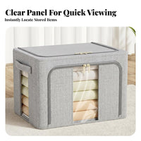 Collapsible textile Box Foldable home arrangement Organization Stackable for Dorm Room