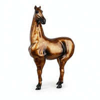 Resin Horse Sculpture Mottled Home Decoration Long Legs