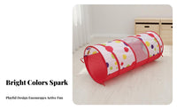 Indoor & Outdoor Use children's Crawling Tunnel Parent-Child Game Rainbow Sensory Tunnel Lightweight and Portable Toddler Crawl-Through Toy Easy to Keep for Toddlers, Parents, Babies, Outdoors, Playroom, Daycare Center, Backyard