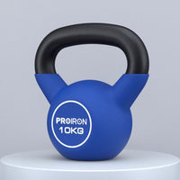 Dipped Coating Cast Iron Kettlebell Textured Finish Costless Weight Home Gym Fitness Gear Full Body Training