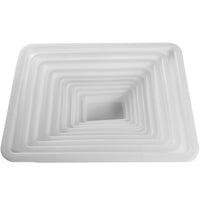 Rectangular Plastic Storage Bin for Kitchen, Supermarket, Food Prep, BBQ, and General Organization