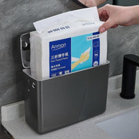 Dining Table Paper Dispenser for Folded Hand Towels, Freestanding Tissue for Bathroom and Kitchen, Top-Opening Lid