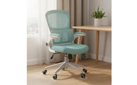 Adjustable Height Ergonomic Office Chair High-Density Foam Cushion Ergonomic Mesh Office Chair Rocking Function Space-Saving for Students, Teens, Conference Room