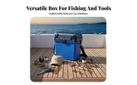 Sit-on Fishing Box Can Be Used As A Seat Fishing Tackle Storage Box Multifunctional Design Outdoor Equipment
