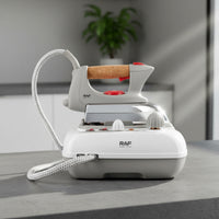 2000W Steam Station Iron with Cork Handle 700ml Steam Station Iron Corded Appliance Braided for Home, Laundry Room