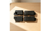 4 Pieces RC Wheel-Cover with Hardware Molded Black Inner for RC Hobbyists
