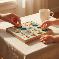 Fungus Memory Chess Focus Training Radish Memory Chess Parent-Child Interaction Concentration for Preschoolers, Kindergarten