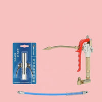 Lubrication Head with Hose Angled Lubrication Unitary Grip Hand Nozzle for Mechanics, Workshops, Garages