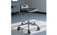 Height-Adjustable Stool Mobile Stool with a Gas Lift Chair Easy-to-Clean Furniture Stable for Professionals, Office, Workshop