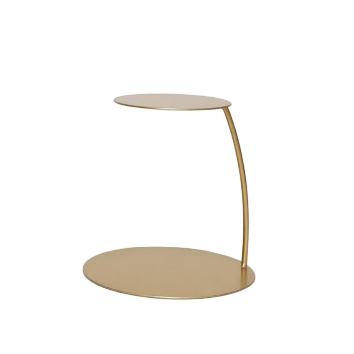 Gold Cake Stand with C-Shaped Support Metal Cake Display Stand Reusable Versatile for Wedding Planners, Parties