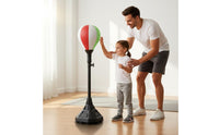 Hand-Eye Coordination Boxing Reaction Ball Easy to Assemble Bounce-Back Ball Suction Base Boxing Bounce-Back Bag Joint Protection for Adults, Kids
