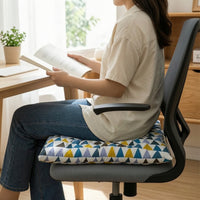 Comfortable Chair Cushion with Ties Quilted Tufted Seat Cushion Padded Chair Pad with Ties Thick for Students, Dining Chairs, Tatami