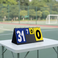 Tabletop Flip Scoreboard Foldable Score Flipper Multi-Sport for Coaches, Schools