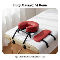 High-Density Foam U-Shaped Prone Pillow Set Detachable Design U-Shaped Face Pillow Set Skin-Friendly Material for Beauty Salons, Spas, Salon