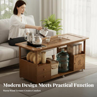 slidingable Design Splittiered Vanity Creamy visual appeal Lighted Vanity Set Space-Saving Dressing Table Ample Storage for Apartment Dwellers, Women, Young Adults, Bay opening Area, walk-through Closet