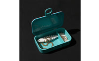 Portable Jewelry Organizer Case Compact Jewelry Organizer with Compartments Portable for Journeyers, Suitcase, Dorm Room