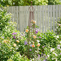 Plant Support Obelisk, Rust-Free Trellis for Garden, Powder-Coated, Freestanding, for Climbing Plants and Cucumbers