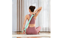 Figure-8 Stretching Strap Flexible Double-Loop Exercise Band Smooth Resistance Band with Handles
