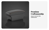 Arm Support Universal Car Armrest Box Long-Lasting Center Console Storage Box Easy Installation for Road Trips