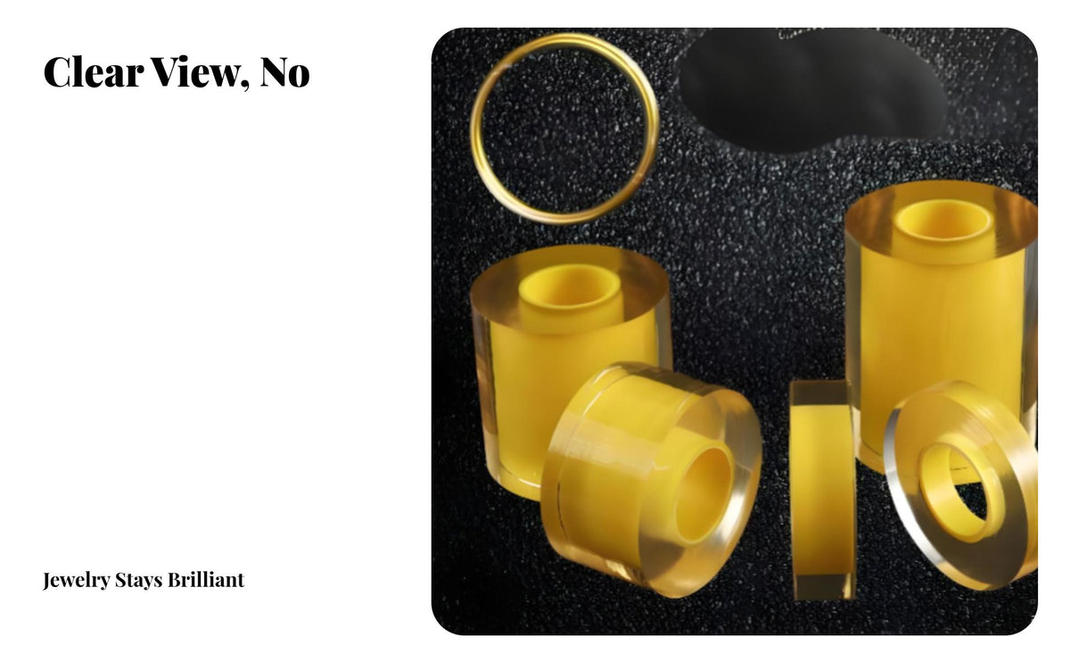 Glue-Free Bangle Safeguarding Film High Clarity Anti-Scratch Bangle Cover PVC Material for Jewelers, Safe Deposit Box, Display Case