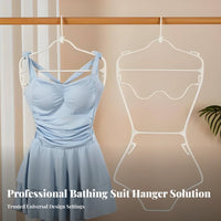 Non-Slip Swimsuit Hanger Long-Lasting Bathing Suit Display Rack Sleek Surface for Children, Retailers, Retail Shop, Boutique, Swimming Pool