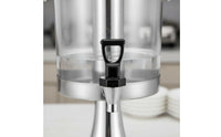 Juice Dispenser Keeps Drinks Chilled Juice Dispenser with Drips Tray Clear Body for Hotel