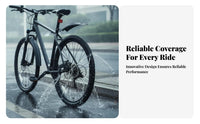 Mudguards with Mounting Hardware Bicycle Fenders Clamp-on Bike Mudguard Set for Rainy Day Riding