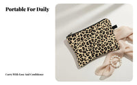 Leopard Print Makeup Bag Large Capacity Leopard Print Cosmetic Bag Portable