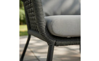 Wicker Sofa Set Woven Design Rattan Lounge Set Metal Frame Comfortable Thick Cushions for Balcony, Terrace