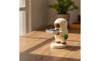 Cute Capybara Watch Stand Resin Smartwatch Charging Holder Sturdy Easy to Use for Bedside Table
