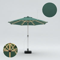 Patio Umbrella with LED Lights Bi-colorColor Outdoor Umbrella with LED Lights Lighted for Homeowners, Cafe Owners, Backyard, Poolside