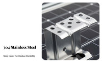 Rustproof Stainless Steel Solar Drainage Clip Prevents Dust Accumulation Solar Panel Drainage Clip Weather Resistant Anti-Clogging for Maintenance Technicians, Property Owners, DIY Enthusiasts, Outdoor, Rooftops, RV Roofs