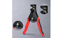Zinc Alloy Solar Cable Wire Stripper Spring-Loaded PV Wire Stripper Textured Grip Conductor-Safe