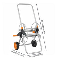 Metal Hose Reel Vehicle Large Capacity Garden Hose Reel Vehicle for Cleaning