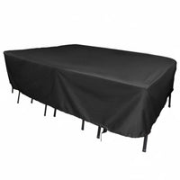 Dustproof Patio Furniture Cover Drawstring Closure Outdoor Table Cover Heavy Duty Garden Furniture Protector